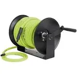 Flexzilla L8652FZ Manual Air Hose Reel Open Face Fixed Heavy-Duty 3/8" x 100'