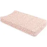 New Haus Daisy Changing Pad Cover in Pink