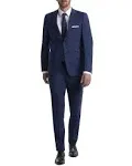 Calvin Klein Men's Skinny Fit Infinite Stretch Blue Twill Suit Jacket