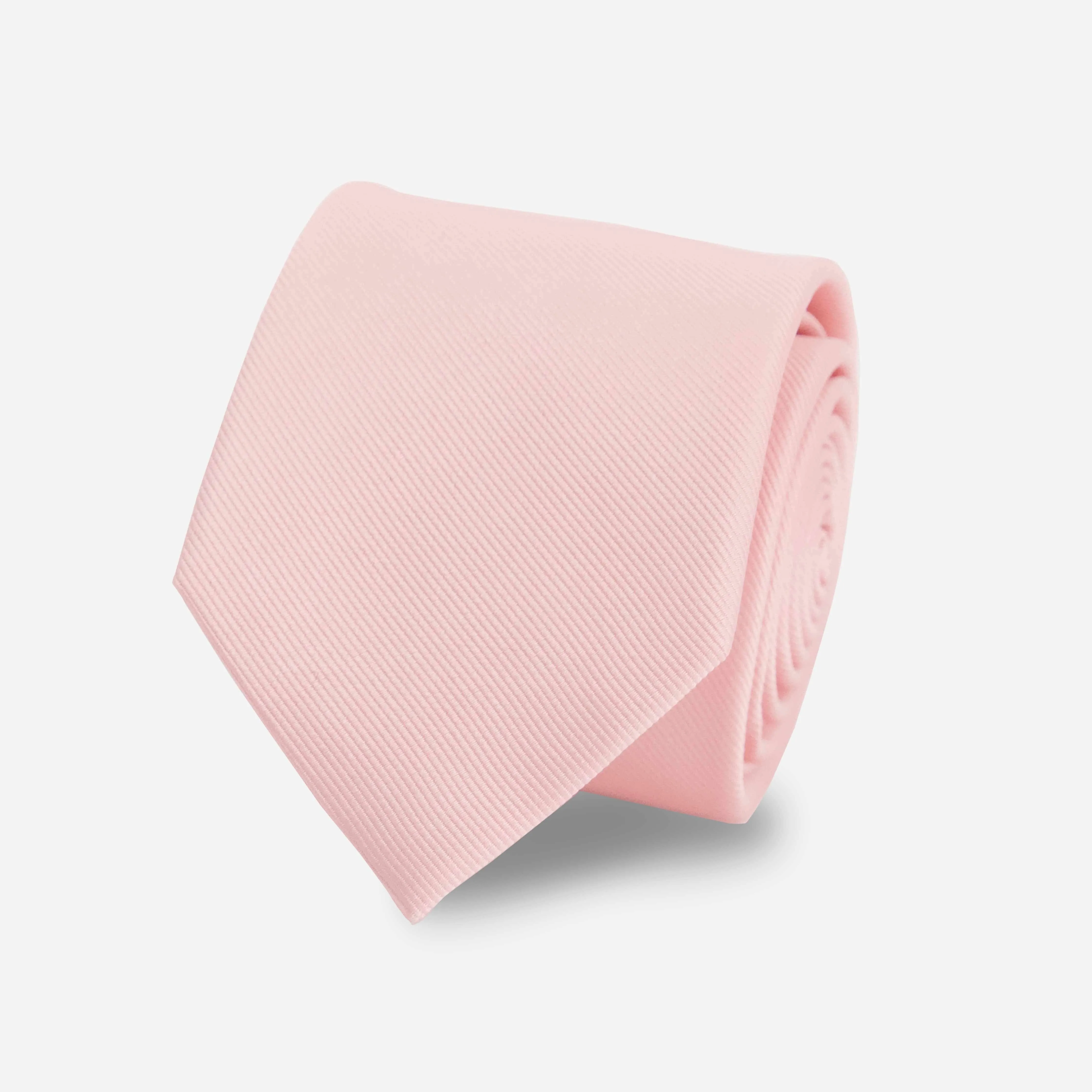 Men's Grosgrain Solid Tie - Skinny - in Blush Pink, Silk | The Tie Bar