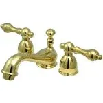 Kingston Brass KS395ALAC Restoration Mini-Widespread Bathroom Faucet Antique Copper