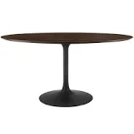 Modway Lippa 60" Oval Wood Dining Table