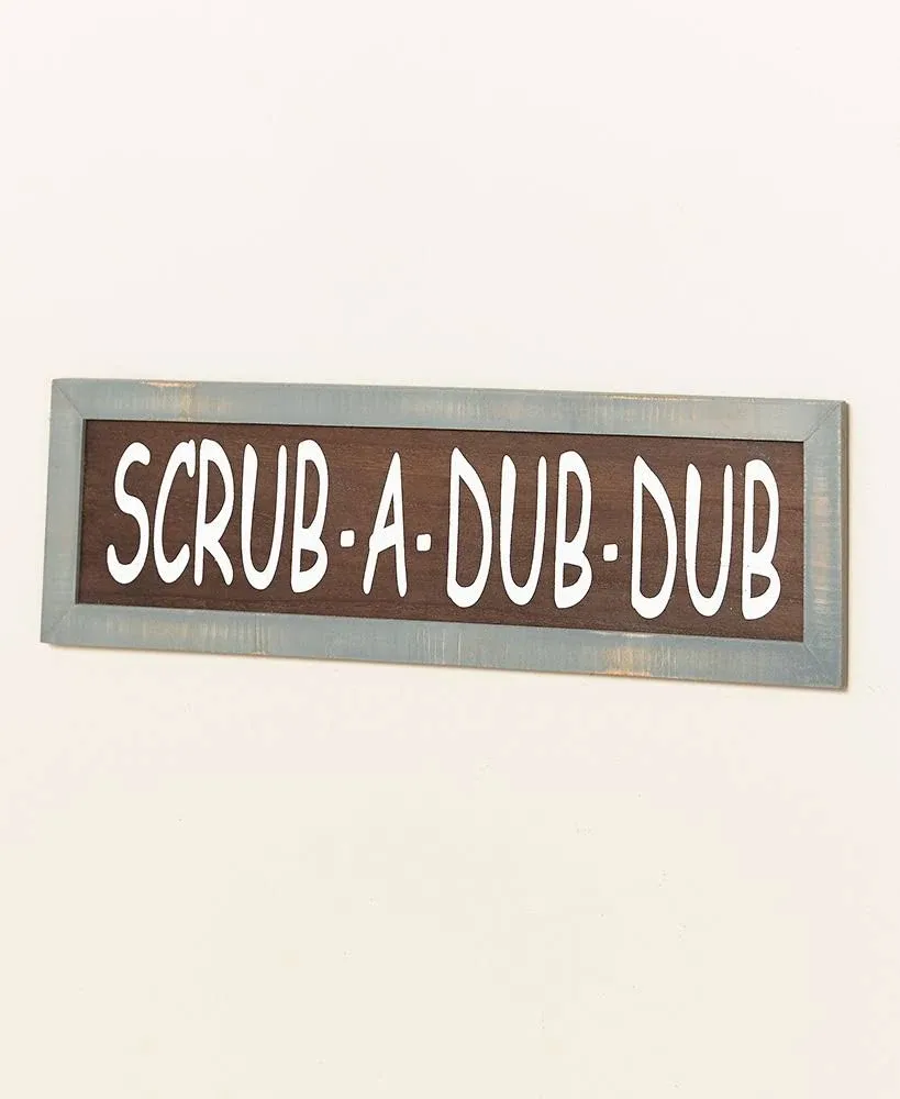 Windmill Bathroom Furniture Collection Scrub-a-Dub-Dub Sign