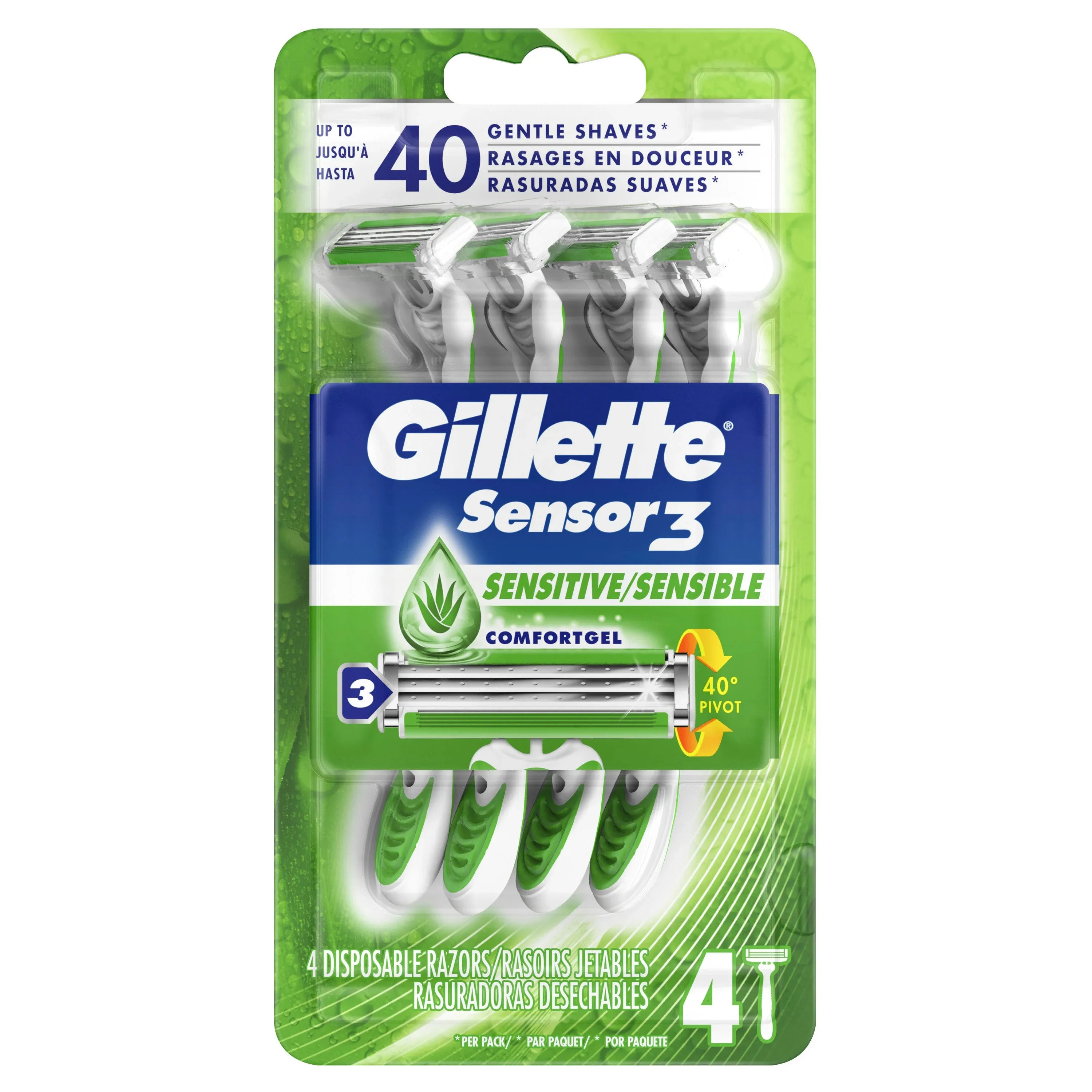 Gillette Sensor3 Sensitive Disposable Men