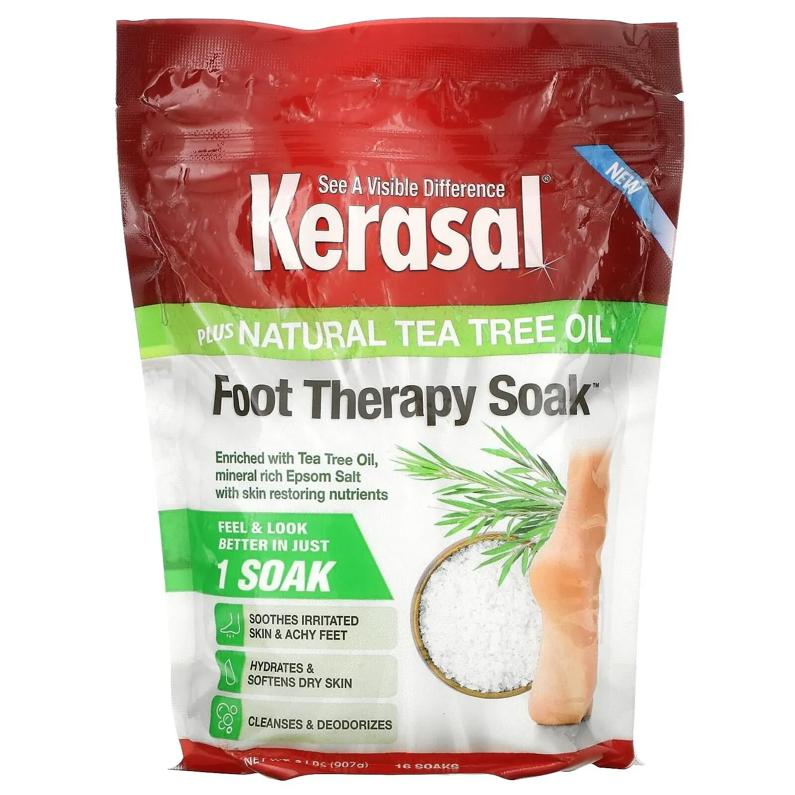 KERASAL FOOT THERAPY SOAK 2LB