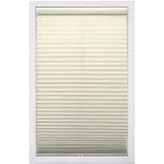 DEZ Furnishings Qder230640 Cordless Light Filtering Pleated Shade 23W x 64L Inches Ecru