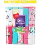 Hanes GP10BR Girls Cotton Briefs 10-Pack 4 Assorted 1