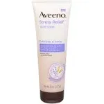 Aveeno Stress Relief Body Scrub, Exfoliating Body Wash for Softer, Smoother Skin, Formulated with Prebiotic Oat & Lavender Scent to Calm & Relax, Sulfate-Free & Soap-Free, 8 fl. oz