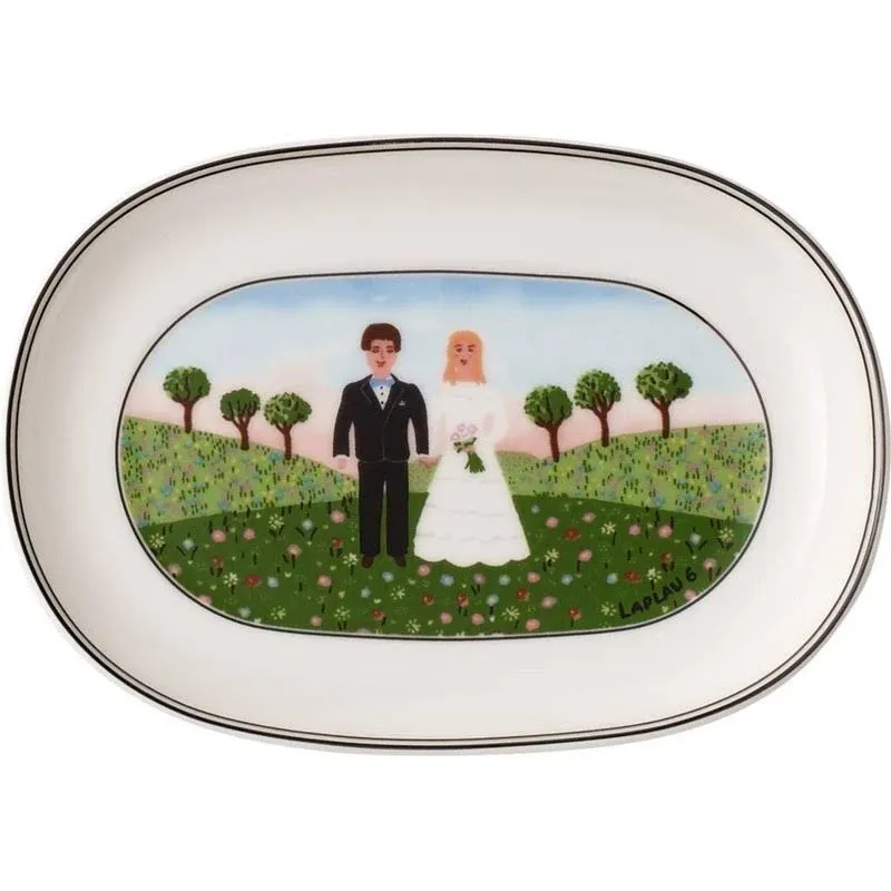 Villeroy &amp; Boch Design Knife Wedding Pickle Plate 1P