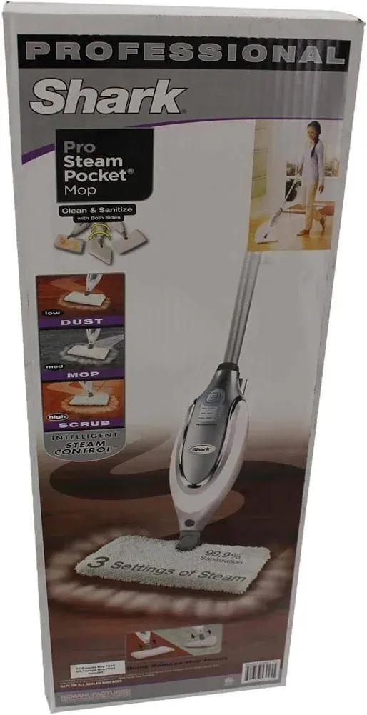 Shark Professional Super-Heated Steam Pocket Mop for Floors | S3601 (Renewed)