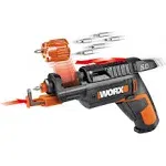 Worx 4V Electric Screwdriver, Rechargeable Cordless Power Screwdriver Set with 6 Bits, Screw Holder, Charger - WX255L