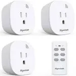 Syantek Remote Control Outlet Wireless Light Switch for Household Appliances, Expandable Remote Light Switch Kit, Up to 100 ft R