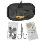 US Military Sewing Kit, BLACK Nylon, w/Folding Scissors, Emergency/Surv<wbr/>ival, EDC