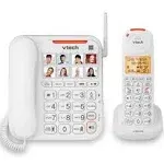 Vtech Amplified Corded & Cordless Answering System with Big Buttons & Display