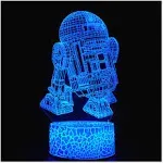 3D Optical Illusion Night Light, Visual Creative LED Desk Lamp Touch Control and Remote Control 16 Colors Dimmable Change USB Powered for Home Decorations or Holiday Gifts