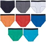 Trimfit Boys Soft 100% Cotton Tagless Briefs Underwear, Various Pack Size Options (8 Pack or 16 Pack)