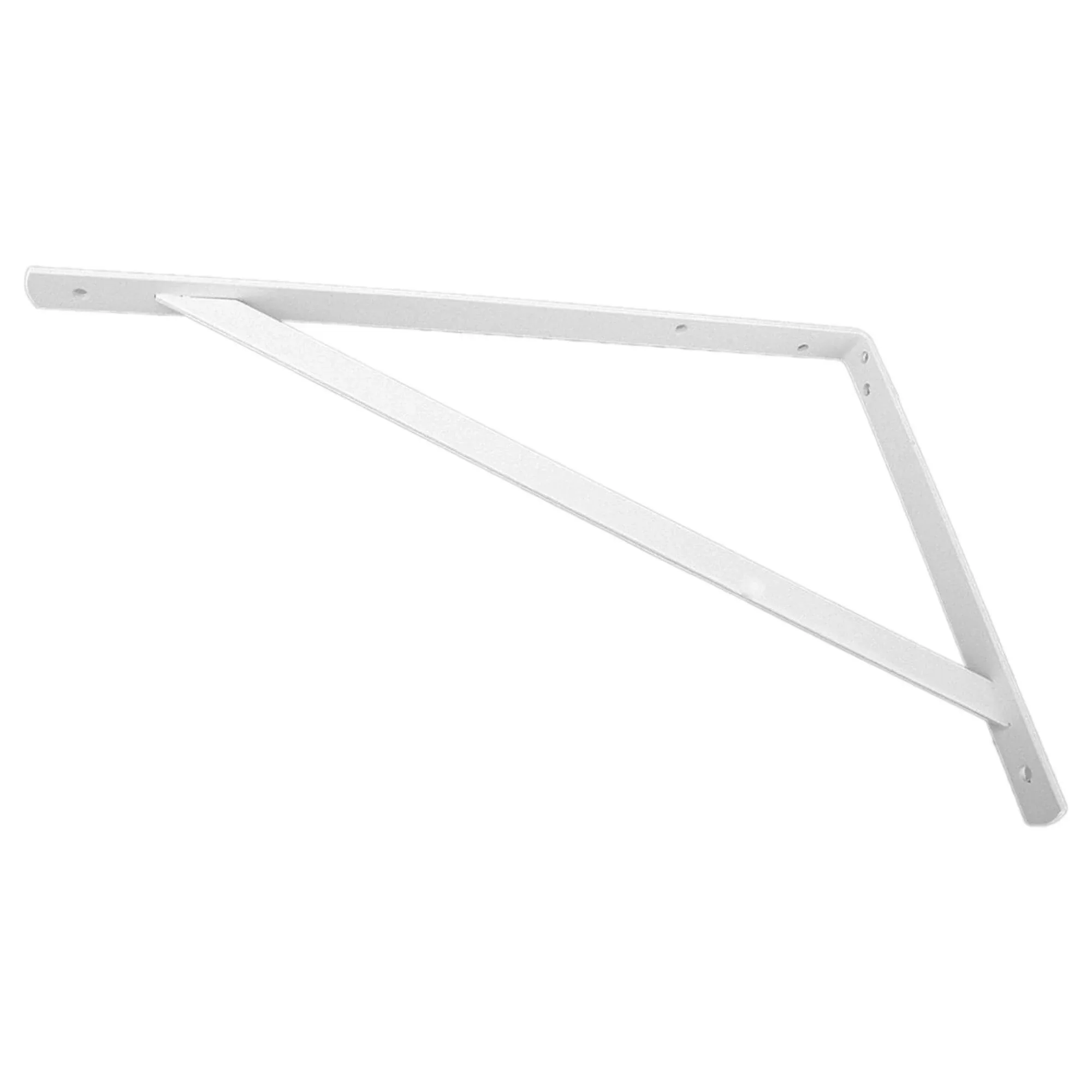 John Sterling THE MAX BRACKET Shelf Bracket, 16-inch, Warm White, 0049-16WTH