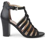 Xoxo Baxter Steappy Heel Sandals, Black