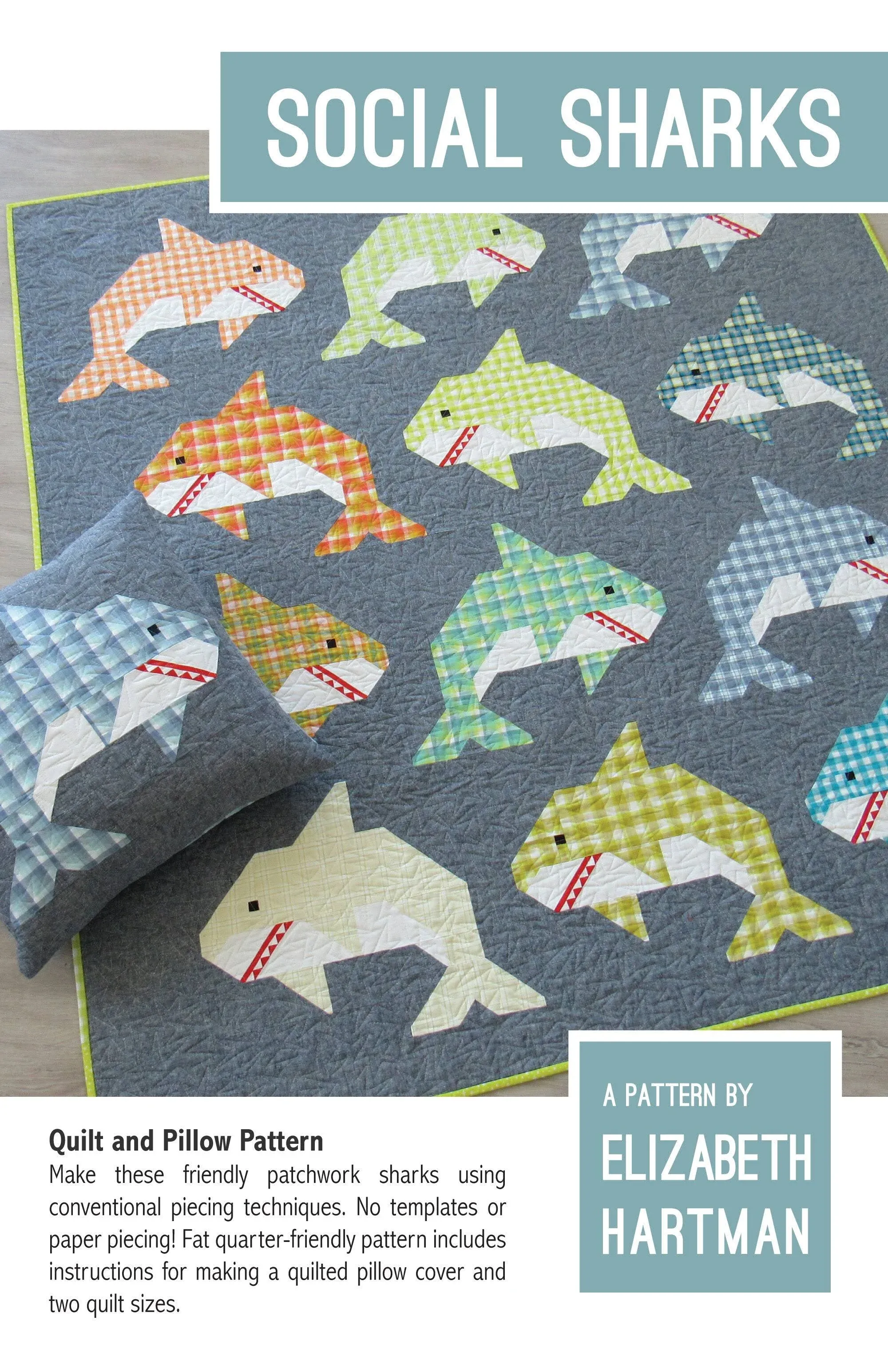 Elizabeth Hartman Social Sharks Pattern