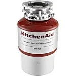 KitchenAid 3/4-Horsepower Continuous Feed Food Waste Disposer - Red