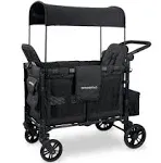 Wonderfold W2 Elite Double Stroller Wagon Black