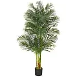 nearly natural 5-ft. Golden Cane Artificial Palm Tree