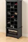 Prepac Tall Shoe Cubbie Cabinet