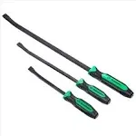 Mayhew - 14071GN - 3 Pc. Dominator Curved Pry Bar Set, Green