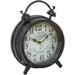 Deco 79 52507 Metal Table Clock, 9" x 6"