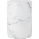 Dii White Marble Ceramic Utensil Holder