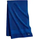 Lacoste Heritage Supima Cotton Bath Sheet, Surf Blue, 35" x 70"