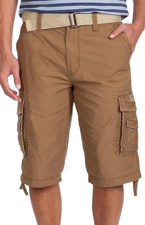 Unionbay Men's Cordova Belted Cargo Short Messenger