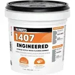 Roberts 1407-1 Engineered Wood Flooring Adhesive, 1 Gal