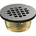 Kohler 22675-BS Round Grid Shower Drain Brushed Stainless