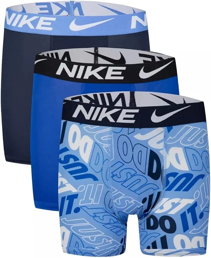 Boys Nike 3 Pack Essential Boxer Briefs