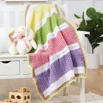 Herrschners® Bright Lollipops Baby Blanket Crochet Kit