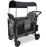 WonderFold W2 Elite Push/Pull 2-Passenger Stroller Wagon Gray New