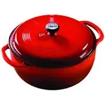 Lodge Cast Iron 3 Quart Enameled Dutch Oven Red