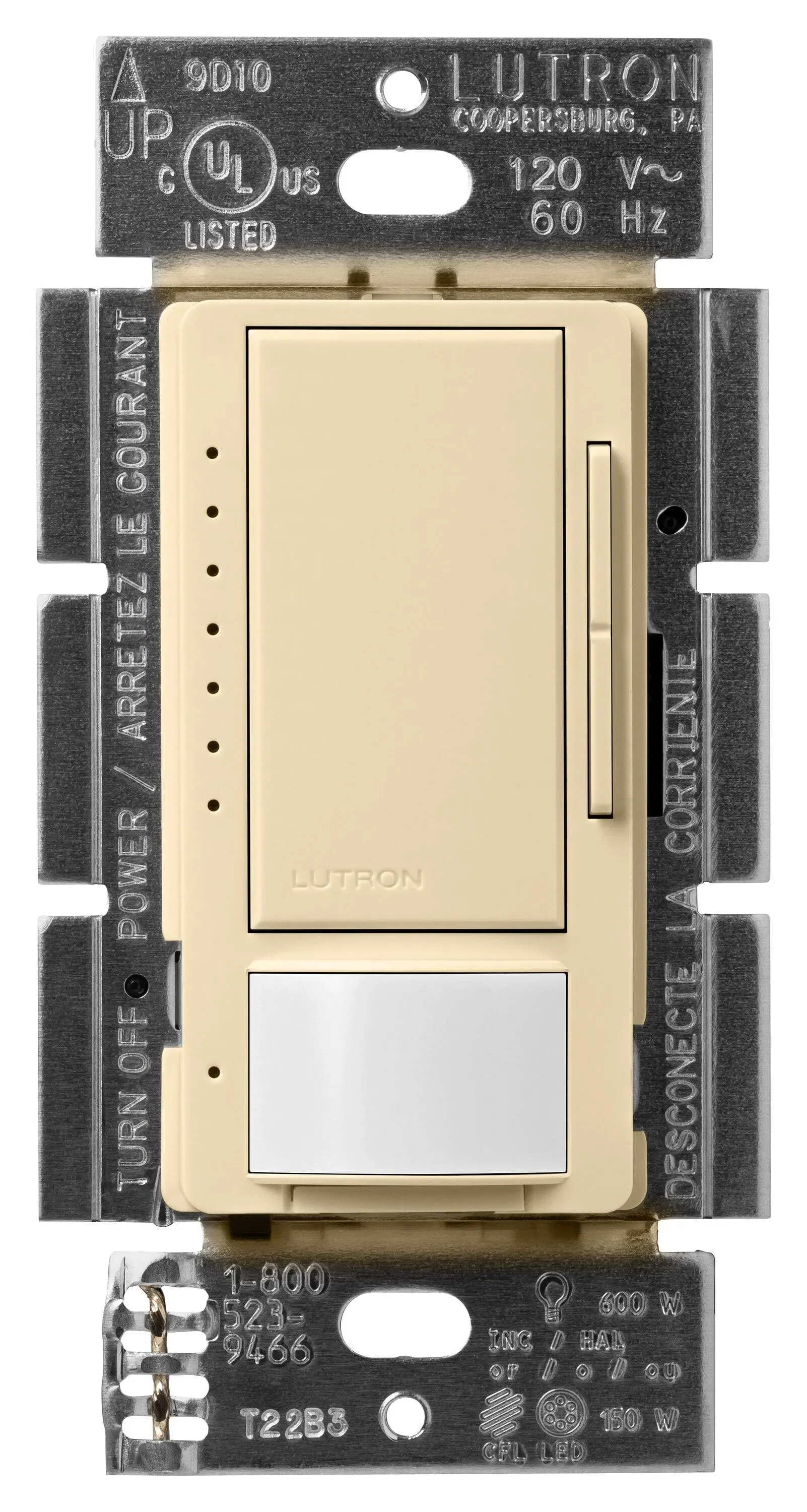 Lutron Maestro LED+ Motion Sensor Dimmer Switch, 150W LED, 120V, Singl