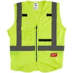 Milwaukee 48-73-5042 High Visibility Yellow Performance Safety Vest - L/XL