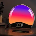 Sunrise Alarm Wake-up Light,Kids Hatch Alarm Clock,Bluetoot<wbr/>h White Noise Machine