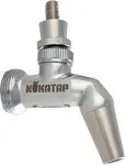 Nukatap SS Forward Sealing Beer Faucet (Chrome Plated Stainless Steel)