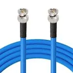 Superbat SDI Cable BNC Cable 3G/6G/12G (Belden 1694A)，10FT/15FT/30FT/50FT/75FT/100FT/200FT,Supports HD-SDI/3G-SDI/4K/8K，SDI Video Cable Precision Video Cable(1Pcs)