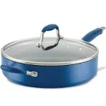 Anolon Advanced Home Hard-Anodized Nonstick Saute Pan with Helper Handle and