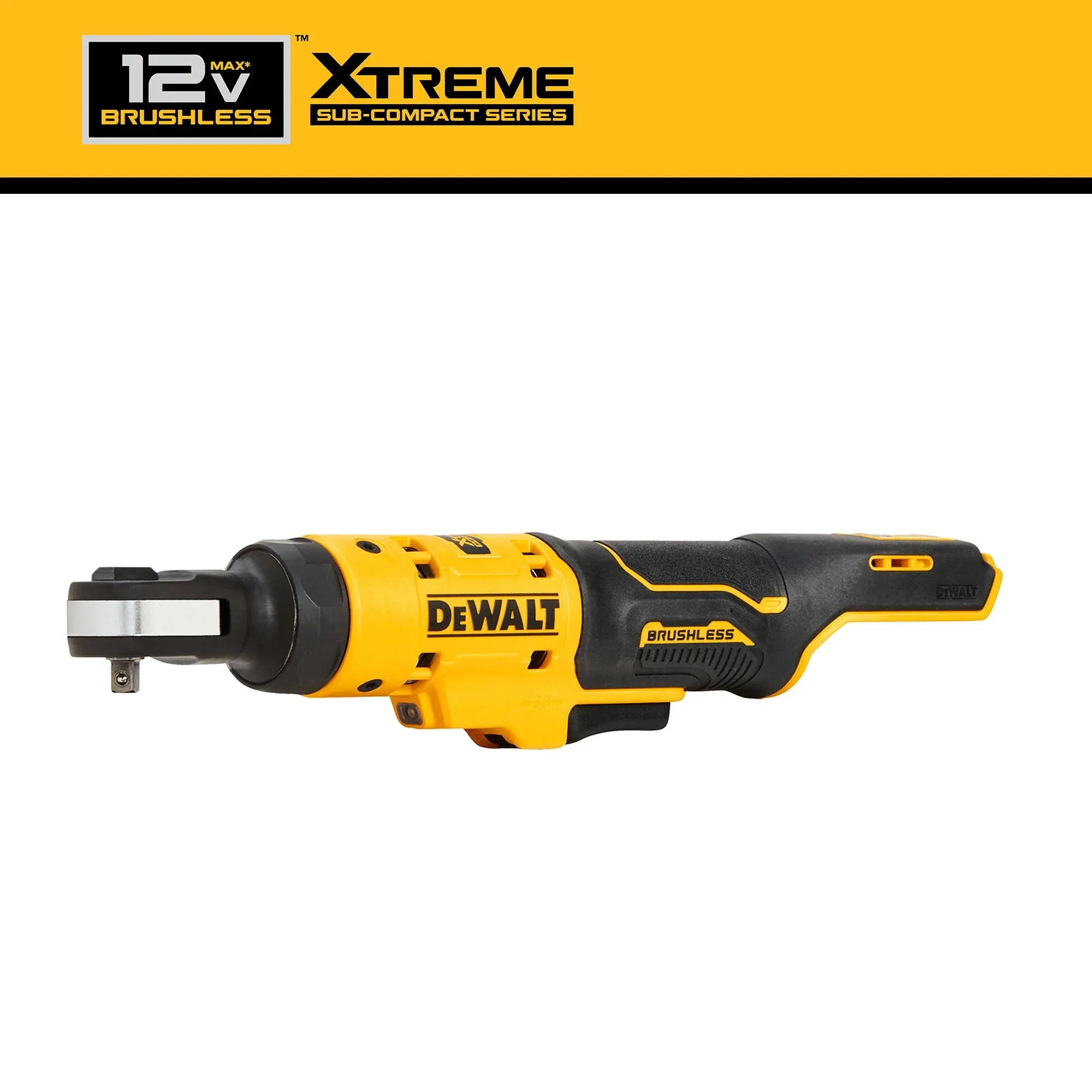 DEWALT XTREME™ 12V MAX* Brushless 1/4 in. Ratchet (Tool Only) (DCF504B