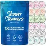 Cleverfy Shower Steamers Aromatherapy - 18 Pack of Shower Bombs with Essential Oils for Self Care and Luxurious Home Spa Experience. Shower Steamer