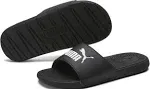 Puma Cool Cat 2.0 Big Kids' Sandals, Black/White, 4