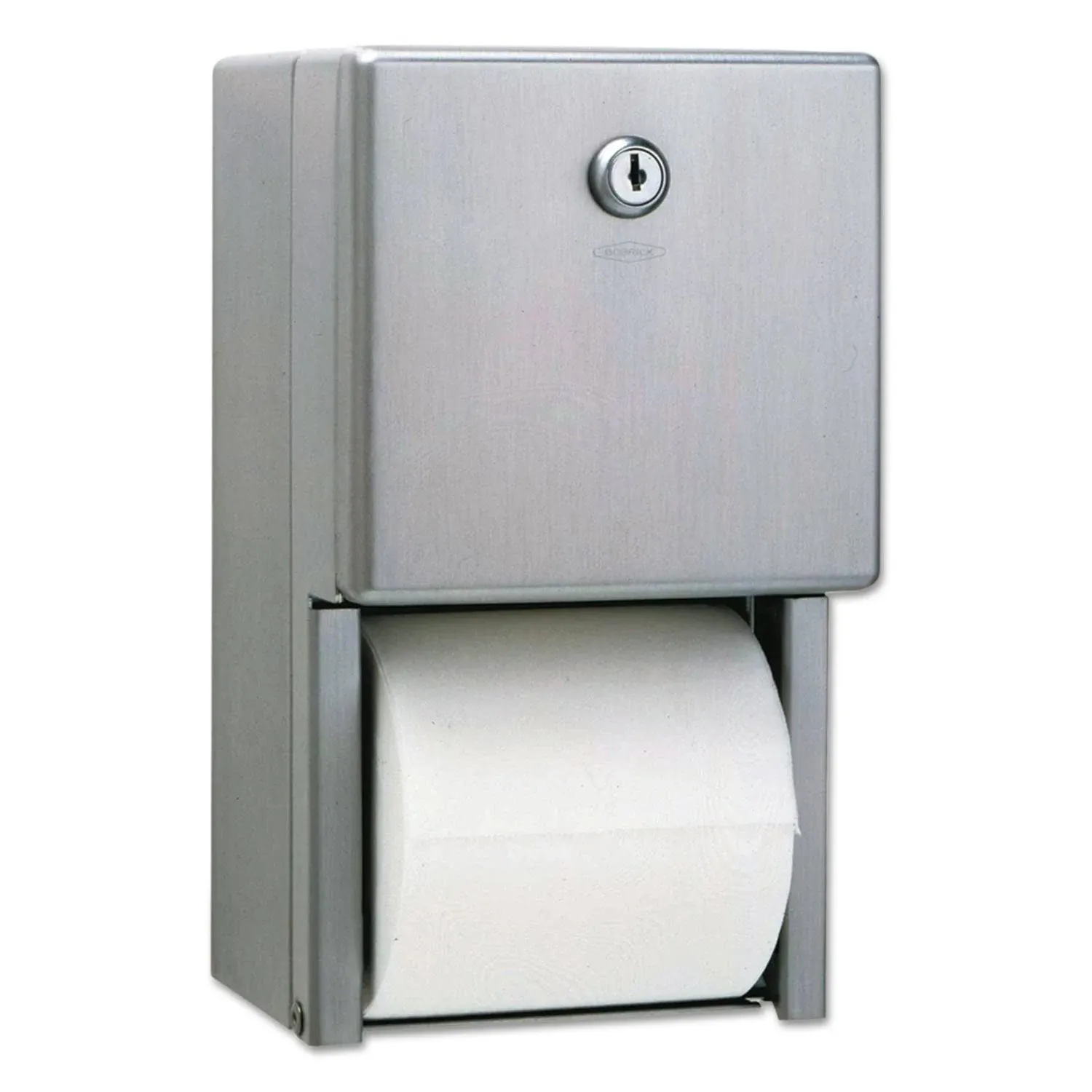 Bobrick Stainless Steel 2-Roll Tissue Dispenser