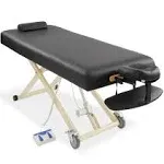 Saloniture Professional Electric Lift Massage Table - Black