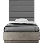 Vant Upholstered Wall Panels Gray Pewter